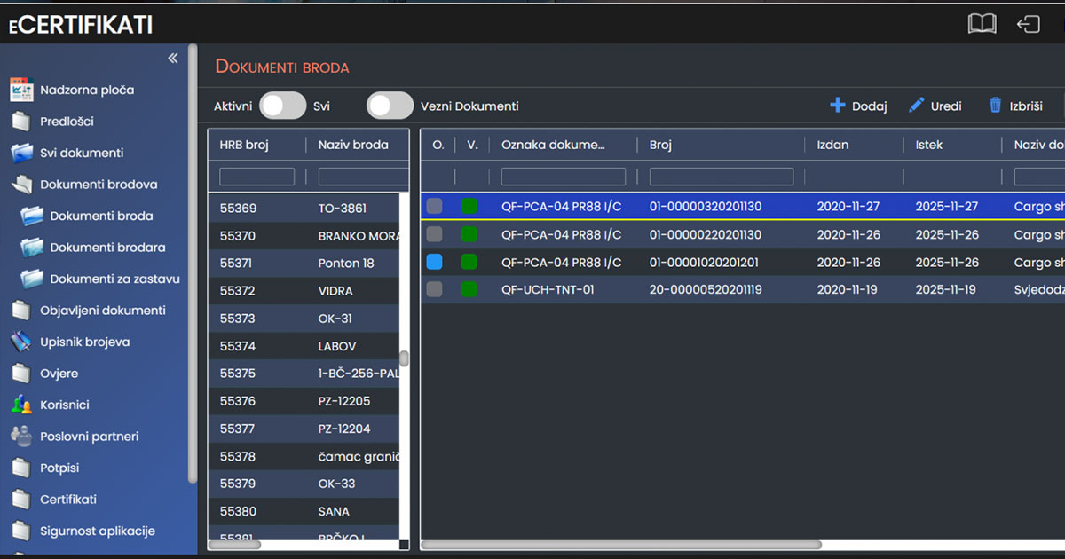 HRB eCERT (DSEC)